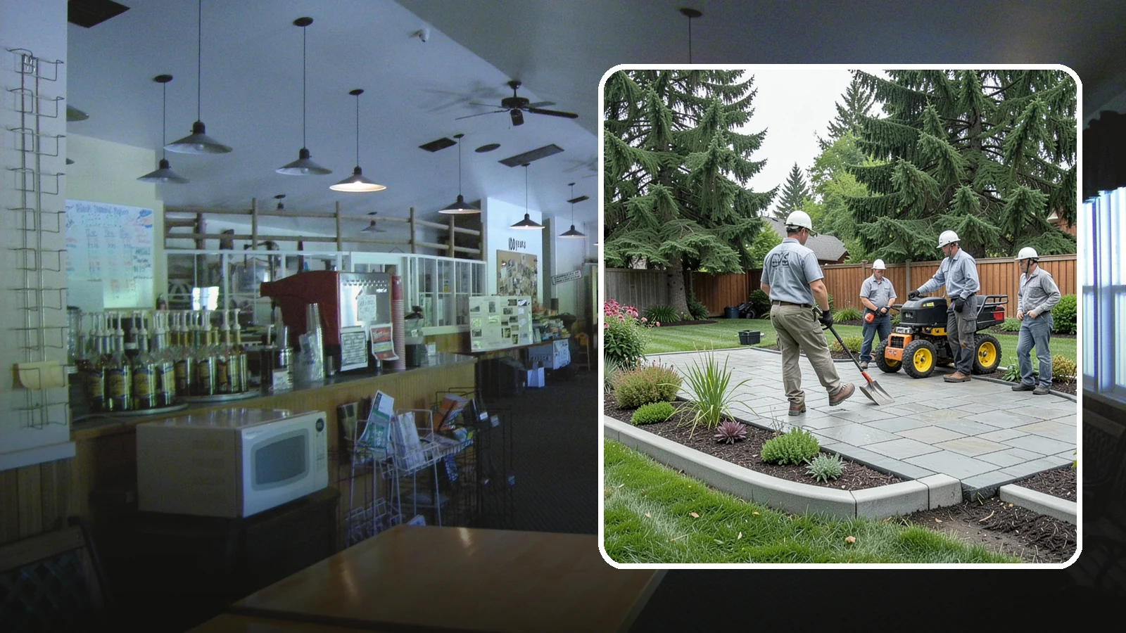 Landscape Curbing in Black Diamond, King County, WA - Continuous decorative concrete curbing that defines beds and borders with a clean, permanent edge.