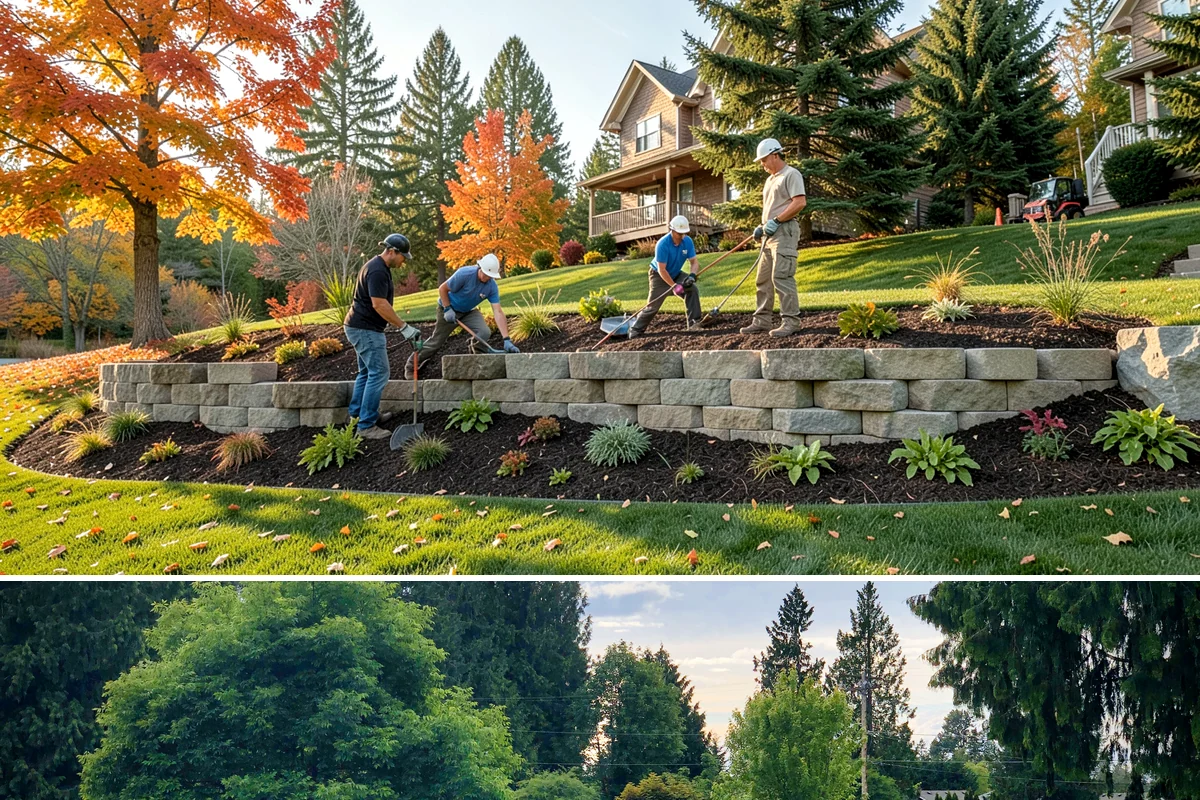Landscape Curbing in Bonney Lake, Pierce County, WA - Best installed in mild, dry weather.