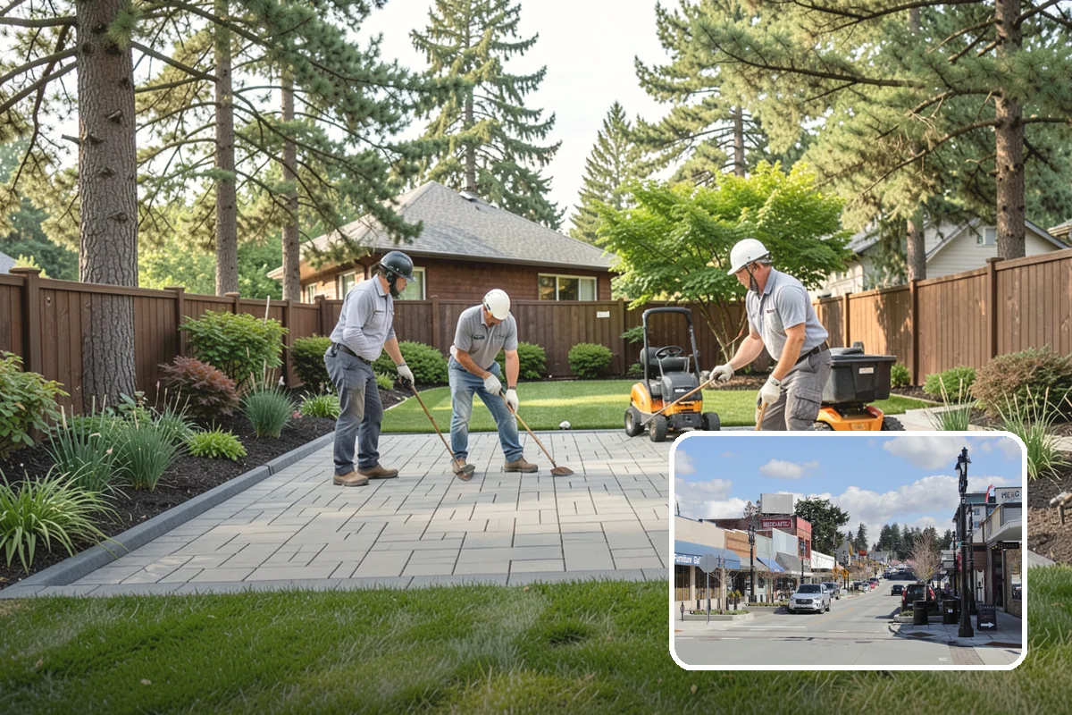 Landscape Curbing in Bothell, King County, WA - Clean, continuous, permanent edge
