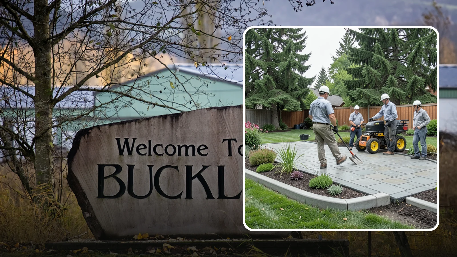 Landscape Curbing in Buckley, Pierce County, WA - Continuous decorative concrete curbing that defines beds and borders with a clean, permanent edge.