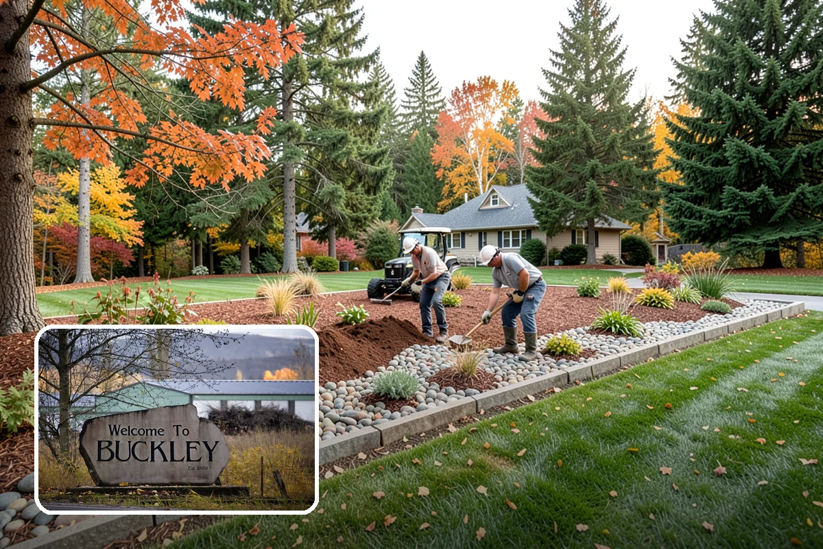Landscape Curbing in Buckley, Pierce County, WA - Clean, continuous, permanent edge