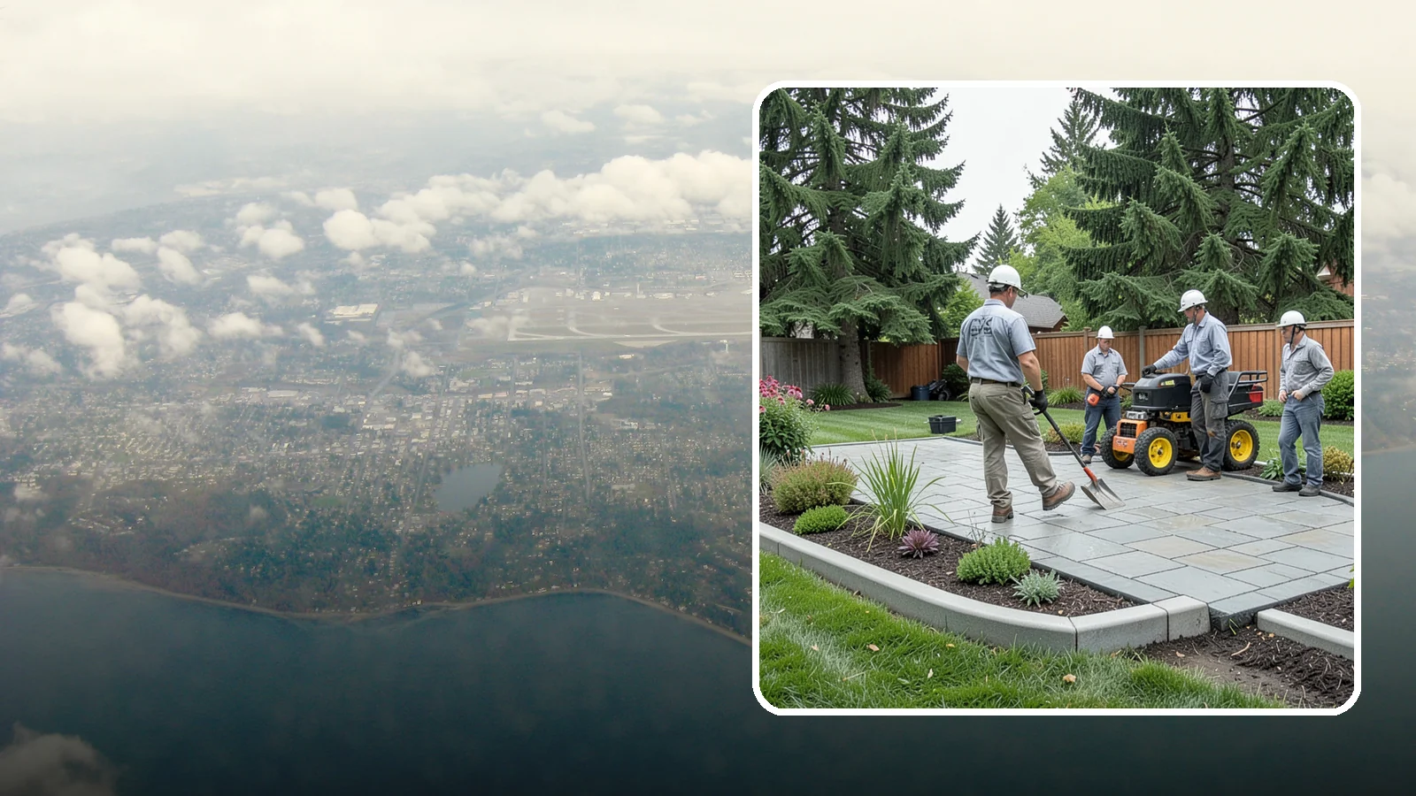 Landscape Curbing in Burien, King County, WA - Continuous decorative concrete curbing that defines beds and borders with a clean, permanent edge.