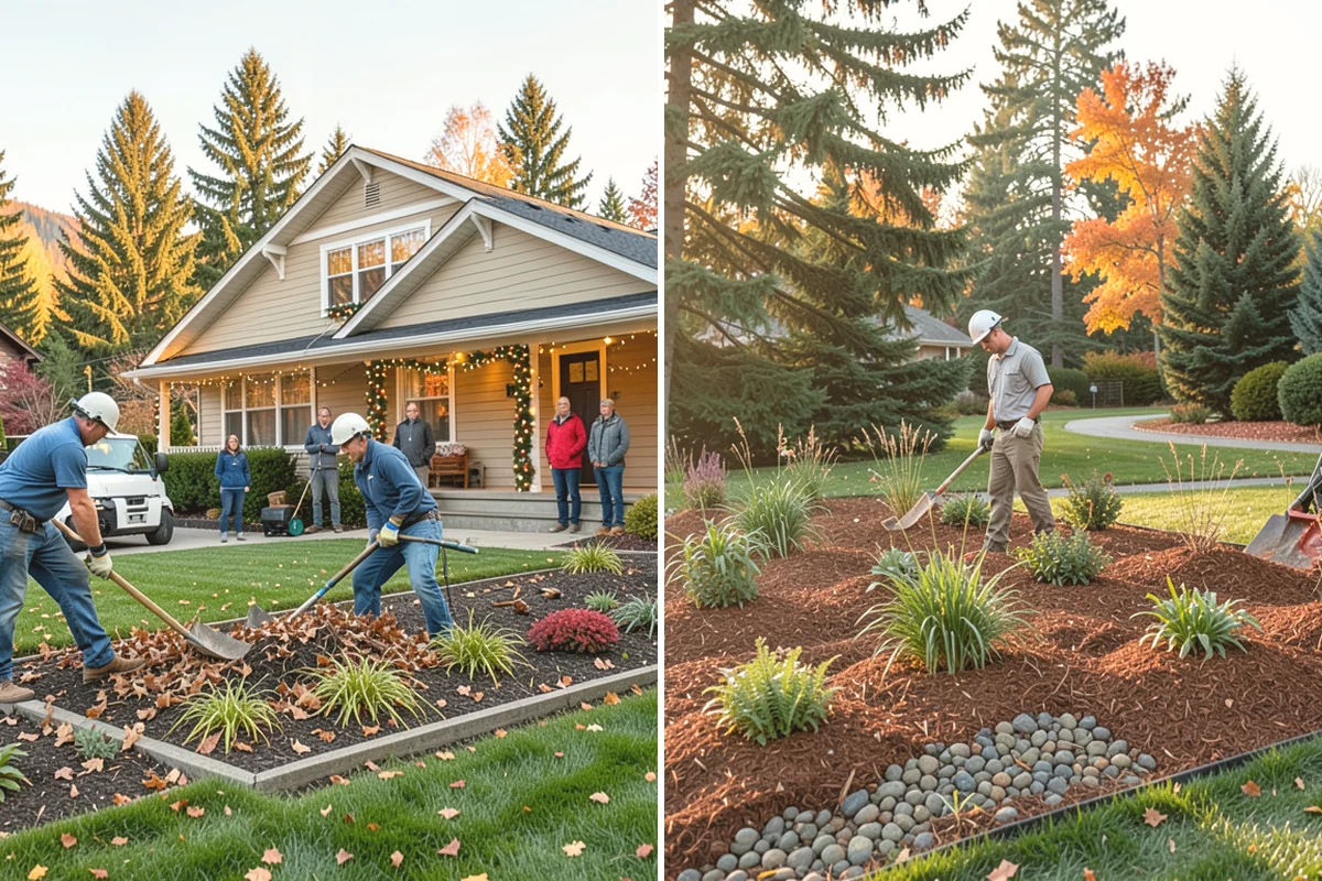 Landscape Curbing in Burien, King County, WA - Lay out the curb path and profile