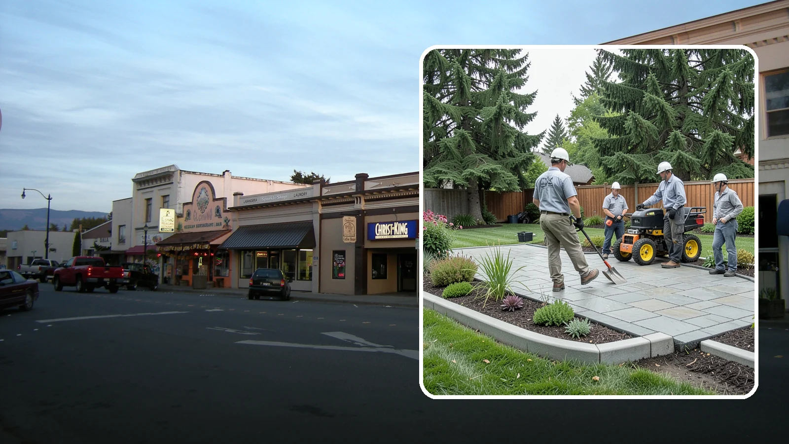 Landscape Curbing in Burlington, Skagit County, WA - Continuous decorative concrete curbing that defines beds and borders with a clean, permanent edge.