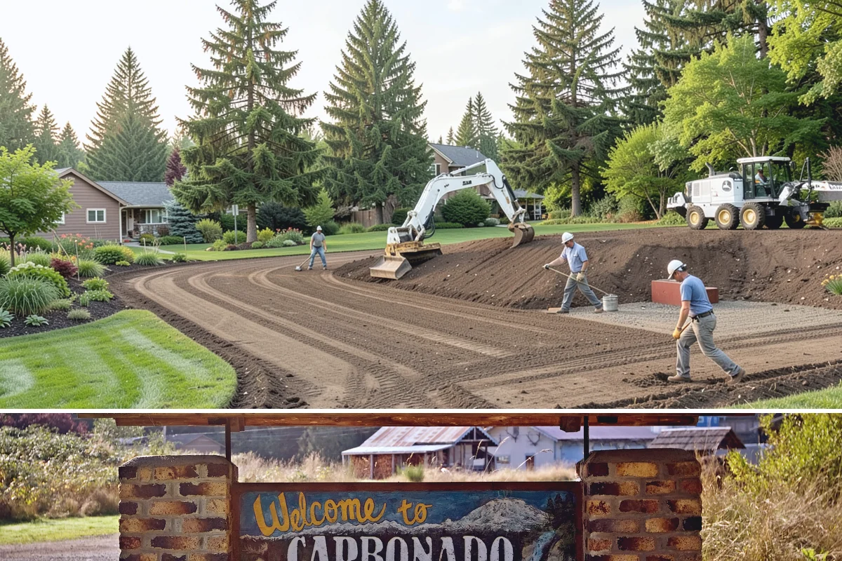 Landscape Curbing in Carbonado, Pierce County, WA - Best installed in mild, dry weather.