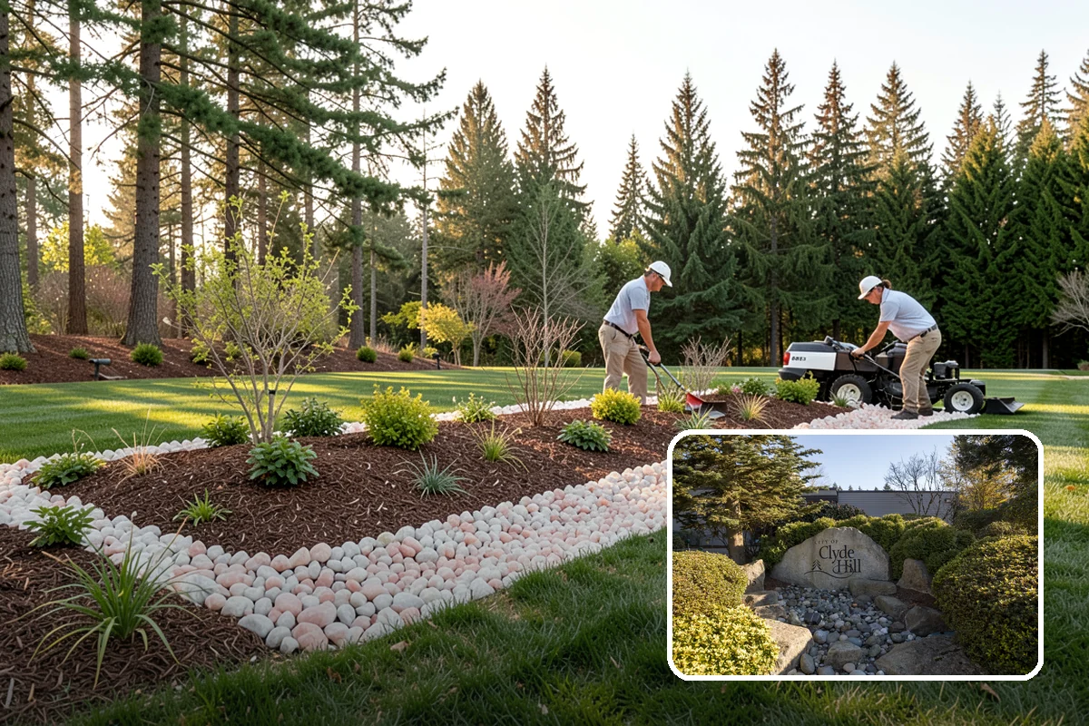 Landscape Curbing in Clyde Hill, King County, WA - Clean, continuous, permanent edge