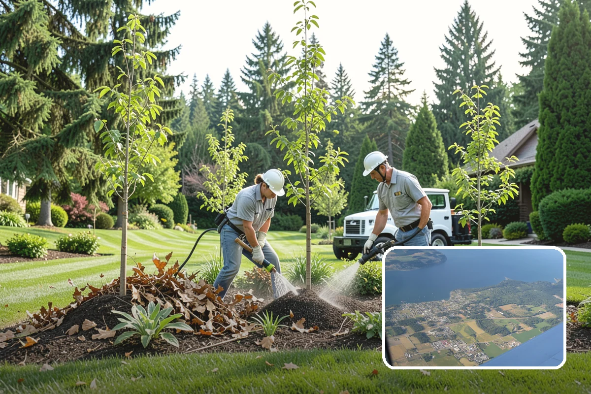 Landscape Curbing in Coupeville, Island County, WA - Clean, continuous, permanent edge