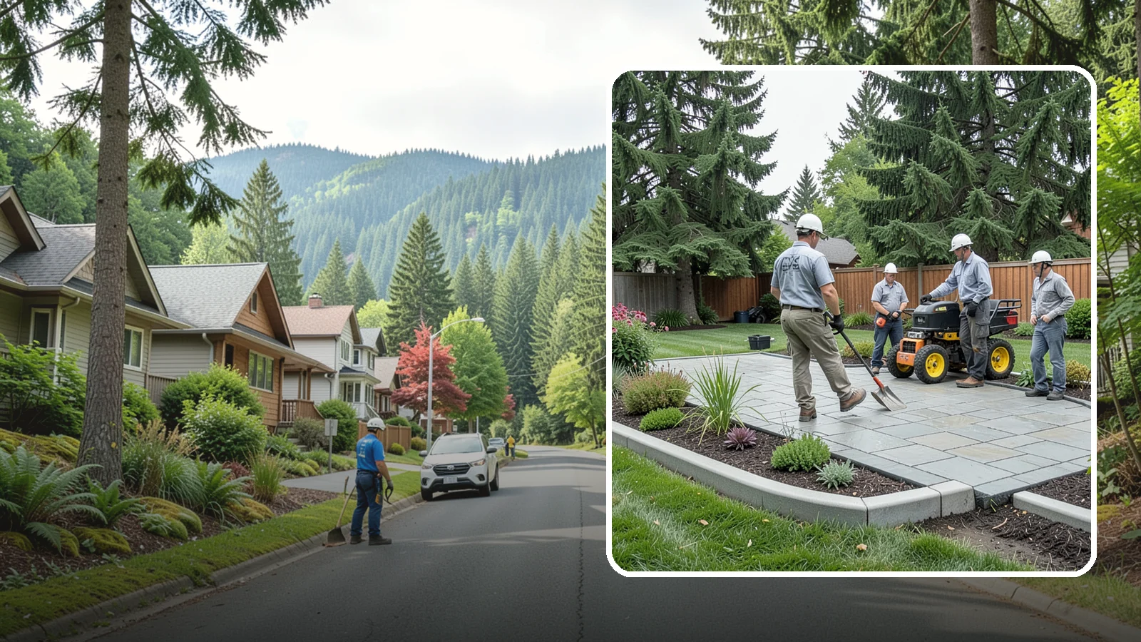 Landscape Curbing in Darrington, Snohomish County, WA - Continuous decorative concrete curbing that defines beds and borders with a clean, permanent edge.