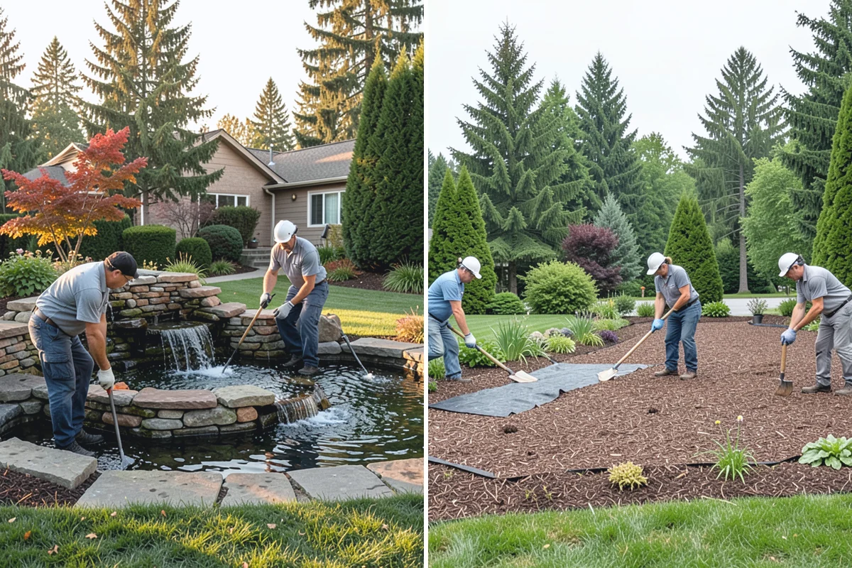 Landscape Curbing in Des Moines, King County, WA - Lay out the curb path and profile