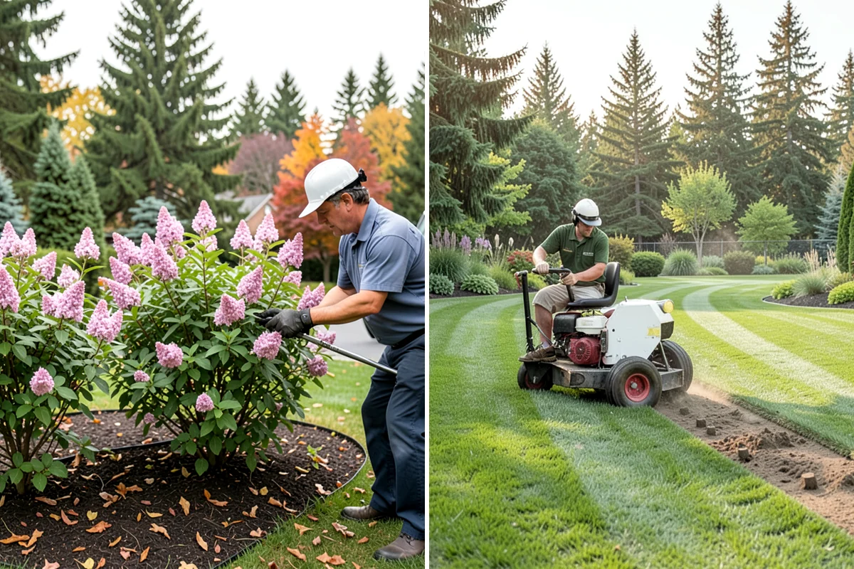 Landscape Curbing in DuPont, Pierce County, WA - Lay out the curb path and profile
