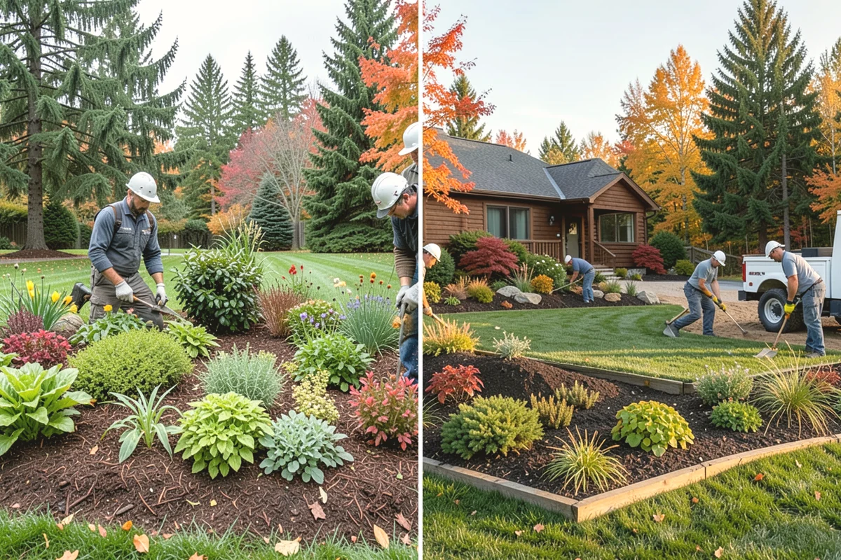 Landscape Curbing in Duvall, King County, WA - Lay out the curb path and profile