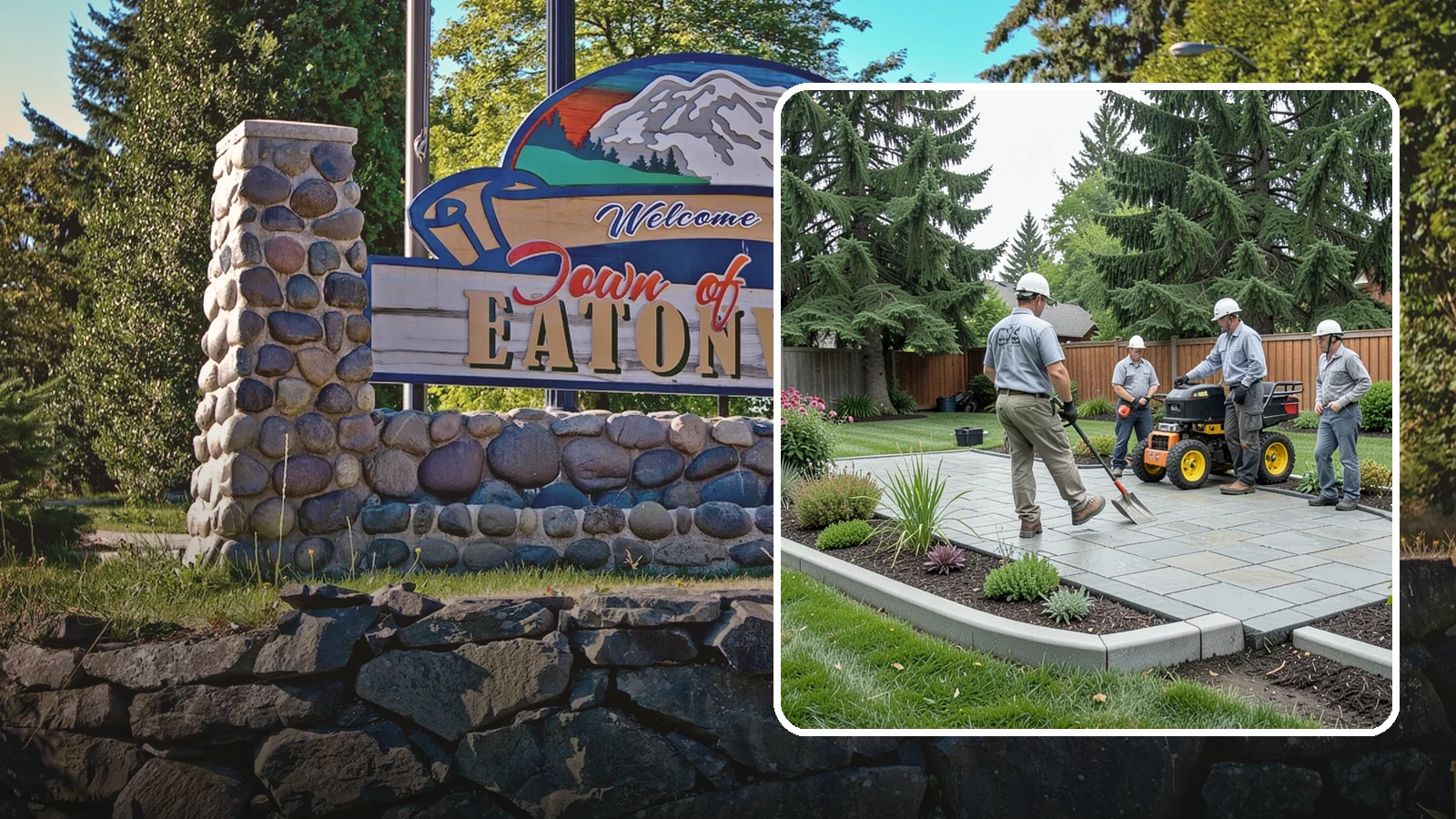 Landscape Curbing in Eatonville, Pierce County, WA - Continuous decorative concrete curbing that defines beds and borders with a clean, permanent edge.