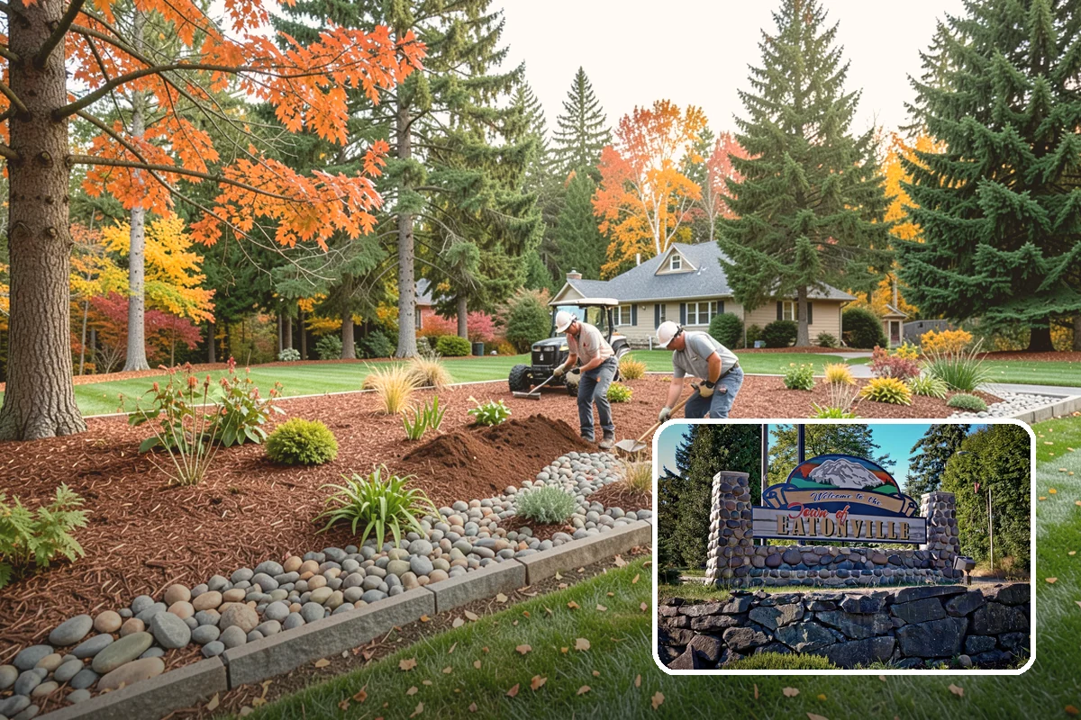 Landscape Curbing in Eatonville, Pierce County, WA - Clean, continuous, permanent edge