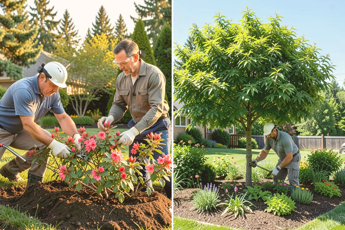 Landscape Curbing in Eatonville, Pierce County, WA - Lay out the curb path and profile