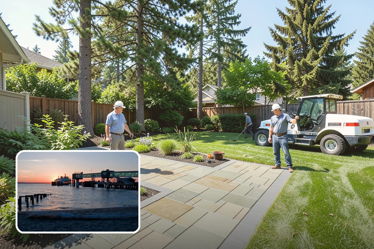 Landscape Curbing in Edmonds, Snohomish County, WA - Clean, continuous, permanent edge