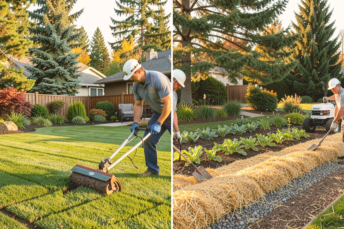 Landscape Curbing in Edmonds, Snohomish County, WA - Lay out the curb path and profile
