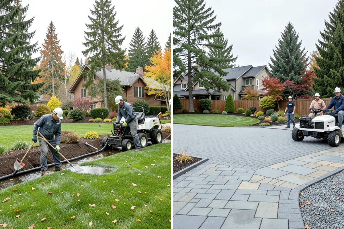 Landscape Curbing in Enumclaw, King County, WA - Lay out the curb path and profile