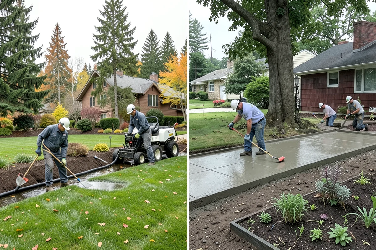 Landscape Curbing in Everett, Snohomish County, WA - Lay out the curb path and profile