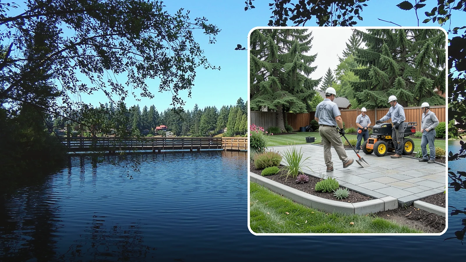 Landscape Curbing in Federal Way, King County, WA - Continuous decorative concrete curbing that defines beds and borders with a clean, permanent edge.