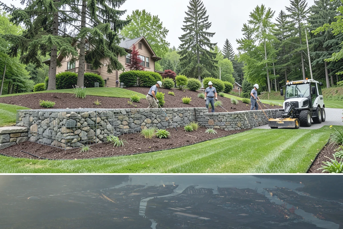 Landscape Curbing in Fife, Pierce County, WA - Best installed in mild, dry weather.