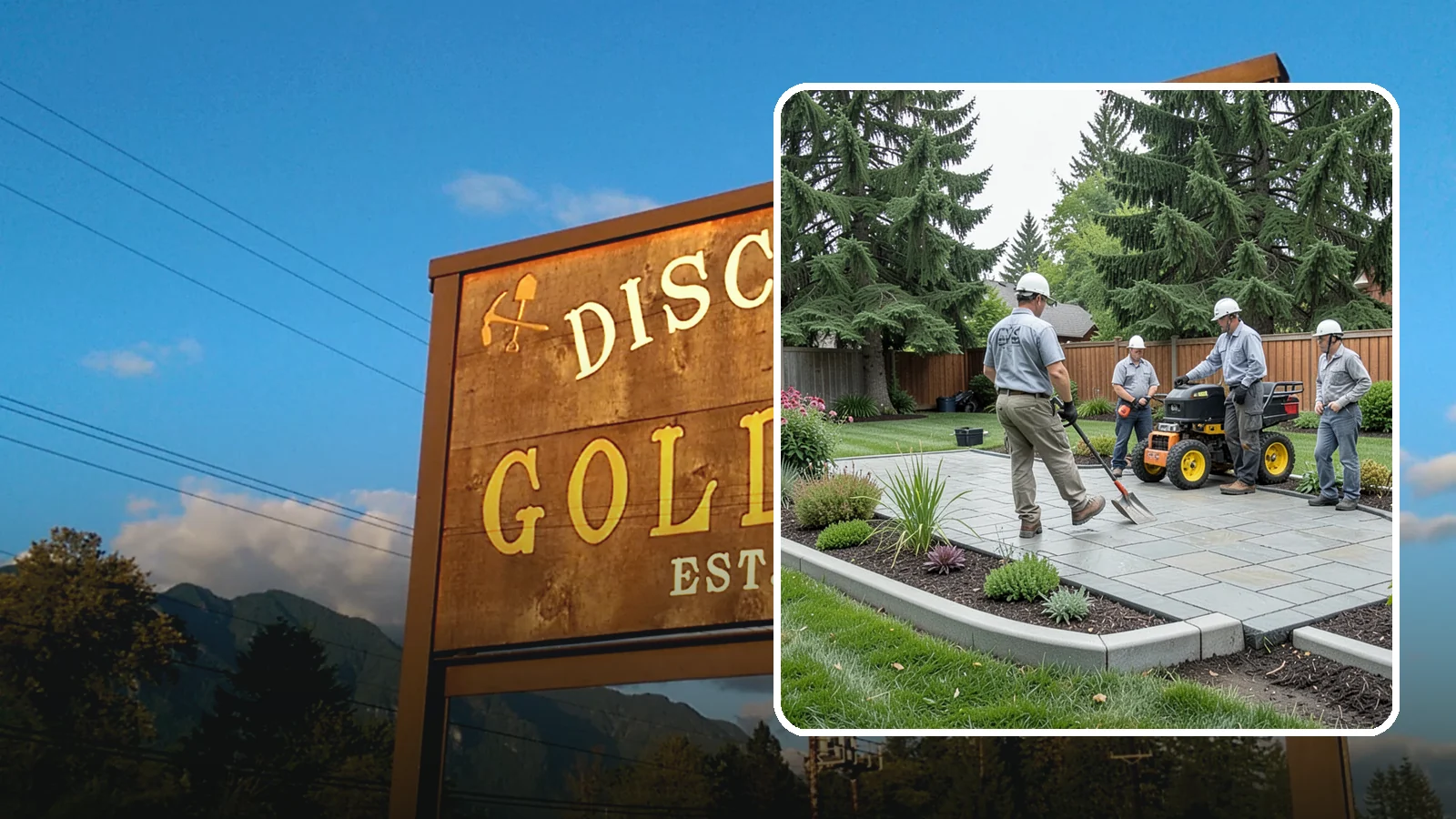 Landscape Curbing in Gold Bar, Snohomish County, WA - Continuous decorative concrete curbing that defines beds and borders with a clean, permanent edge.