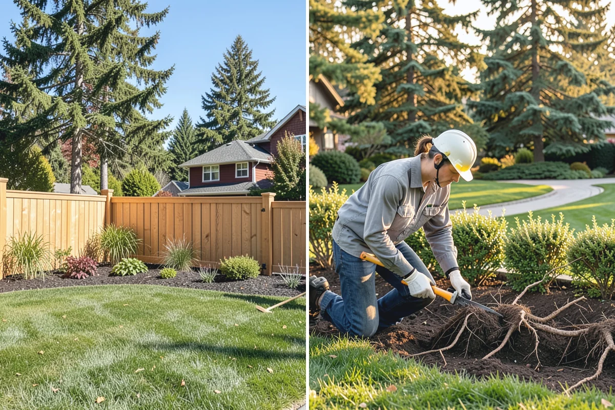 Landscape Curbing in Granite Falls, Snohomish County, WA - Lay out the curb path and profile