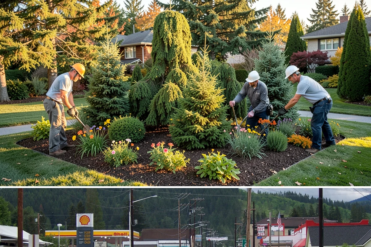 Landscape Curbing in Granite Falls, Snohomish County, WA - Best installed in mild, dry weather.