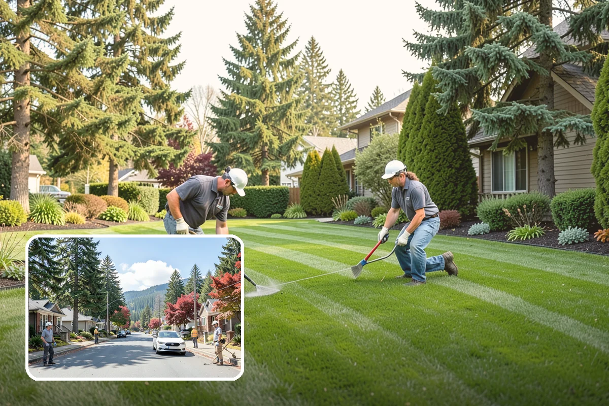 Landscape Curbing in Hunts Point, King County, WA - Clean, continuous, permanent edge