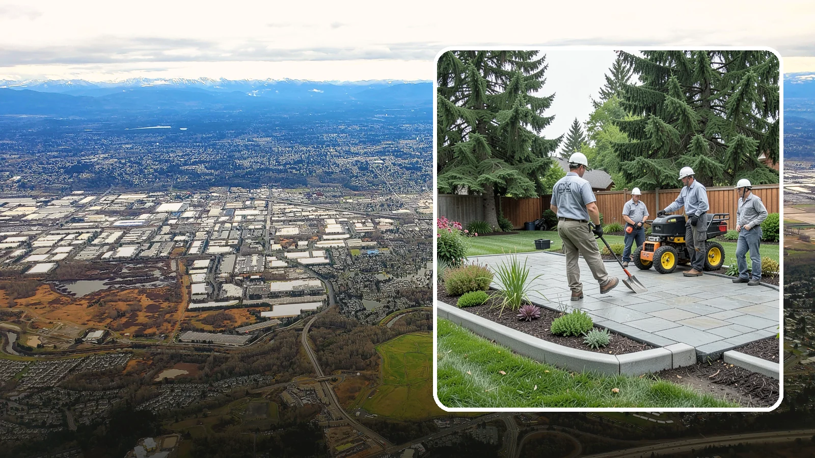 Landscape Curbing in Kent, King County, WA - Continuous decorative concrete curbing that defines beds and borders with a clean, permanent edge.
