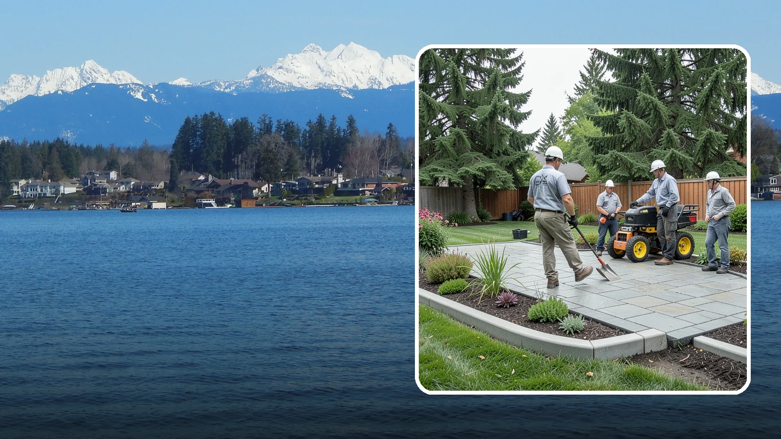 Landscape Curbing in Lake Stevens, Snohomish County, WA - Continuous decorative concrete curbing that defines beds and borders with a clean, permanent edge.