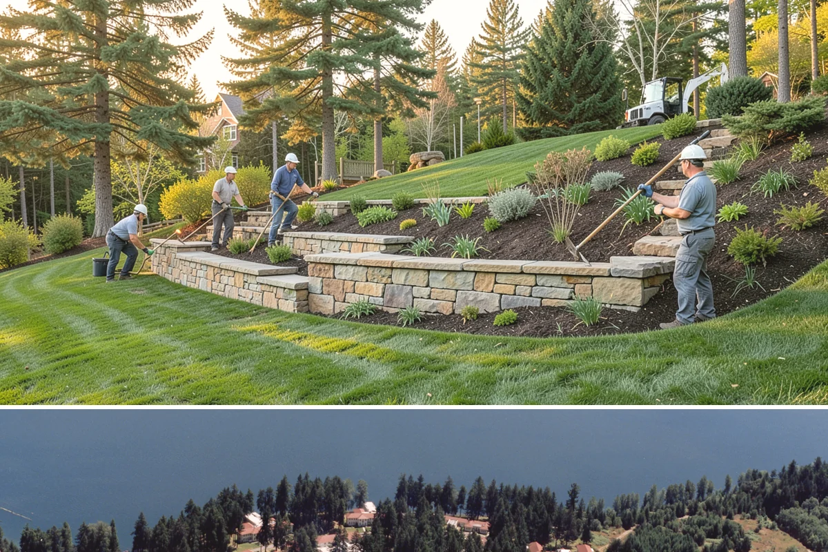 Landscape Curbing in Lakewood, Pierce County, WA - Best installed in mild, dry weather.