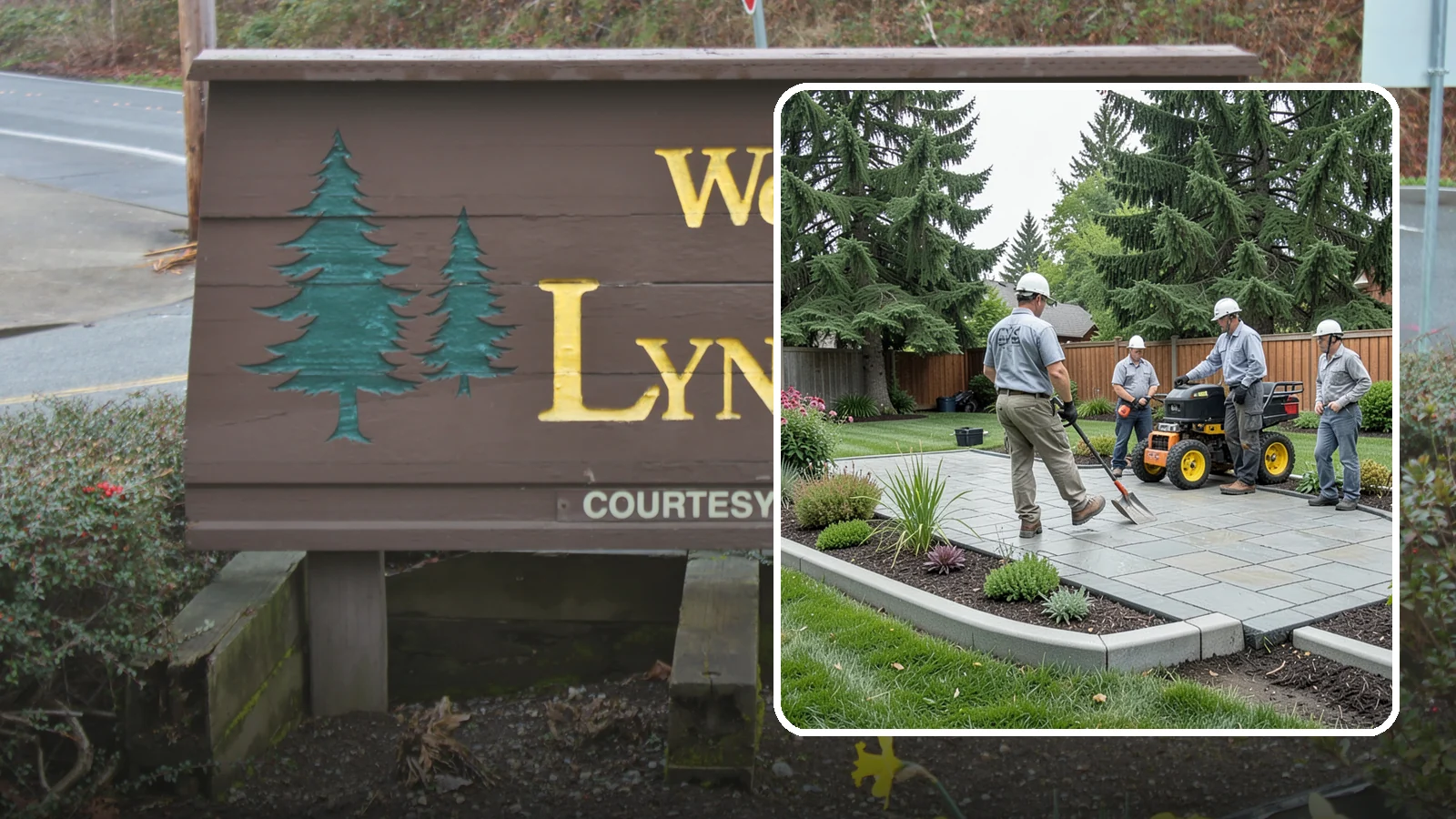 Landscape Curbing in Lynnwood, Snohomish County, WA - Continuous decorative concrete curbing that defines beds and borders with a clean, permanent edge.