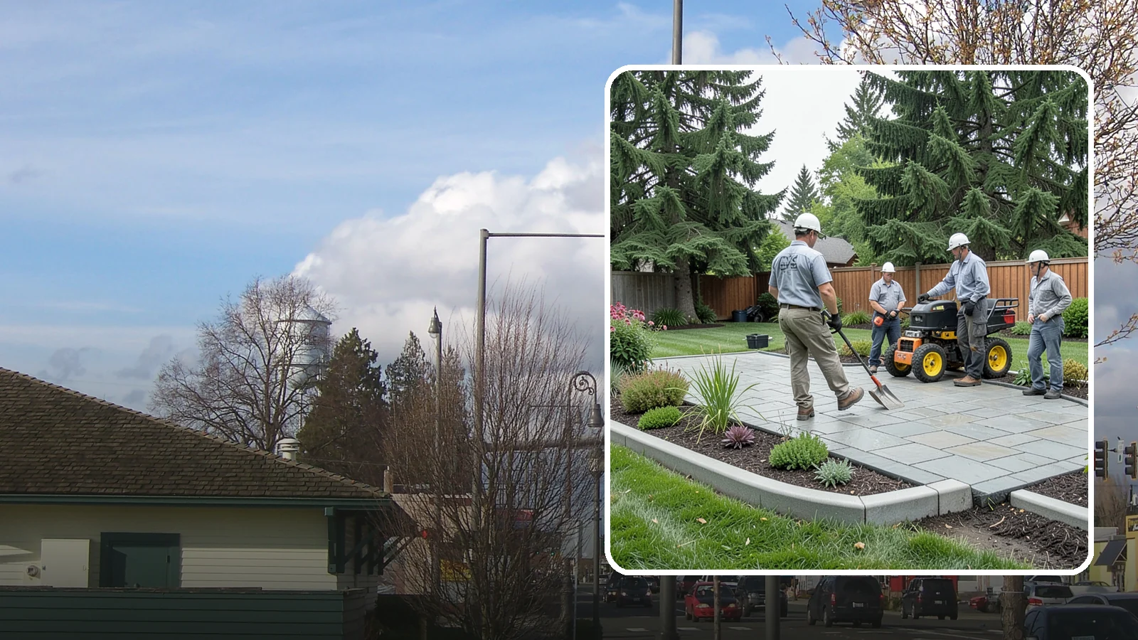 Landscape Curbing in Marysville, Snohomish County, WA - Continuous decorative concrete curbing that defines beds and borders with a clean, permanent edge.