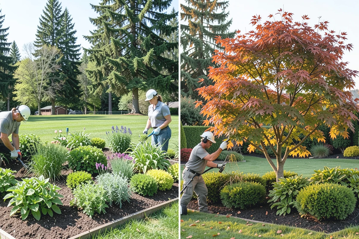 Landscape Curbing in Marysville, Snohomish County, WA - Lay out the curb path and profile