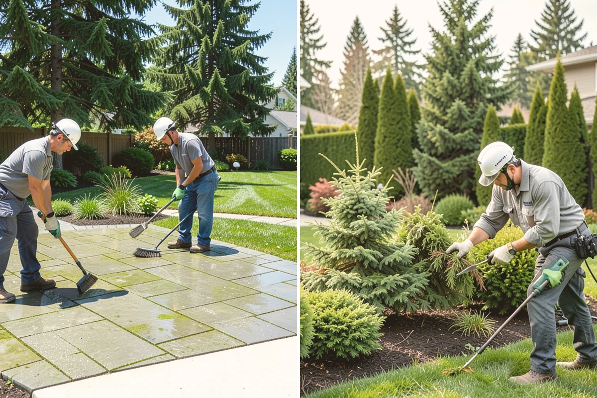 Landscape Curbing in Mount Vernon, Skagit County, WA - Lay out the curb path and profile