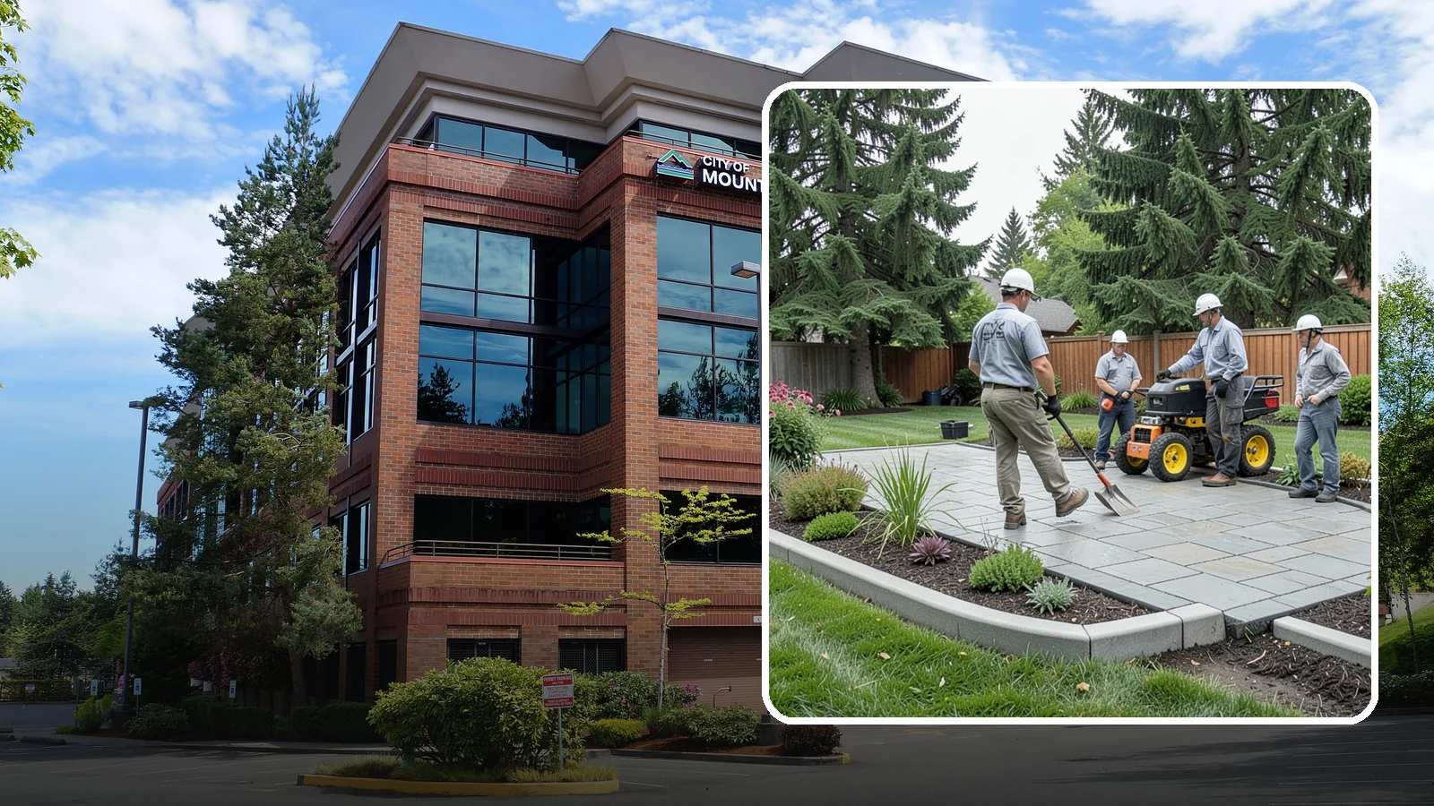 Landscape Curbing in Mountlake Terrace, Snohomish County, WA - Continuous decorative concrete curbing that defines beds and borders with a clean, permanent edge.