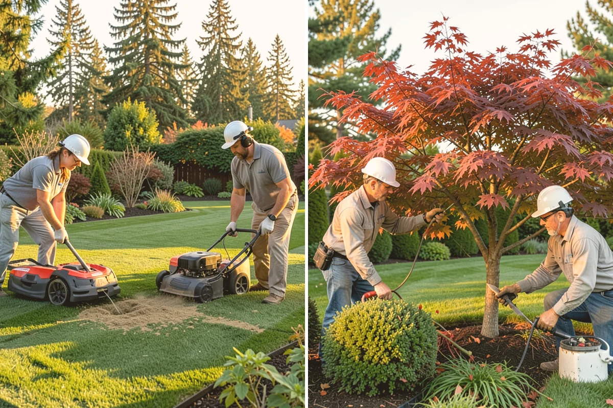 Landscape Curbing in Orting, Pierce County, WA - Lay out the curb path and profile