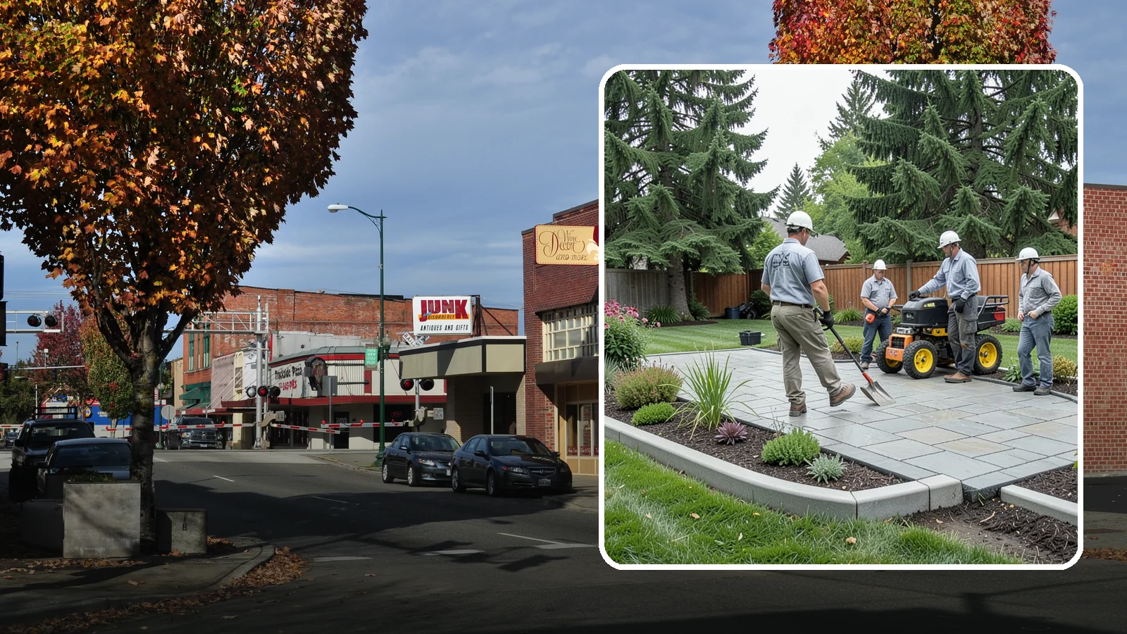 Landscape Curbing in Puyallup, Pierce County, WA - Continuous decorative concrete curbing that defines beds and borders with a clean, permanent edge.