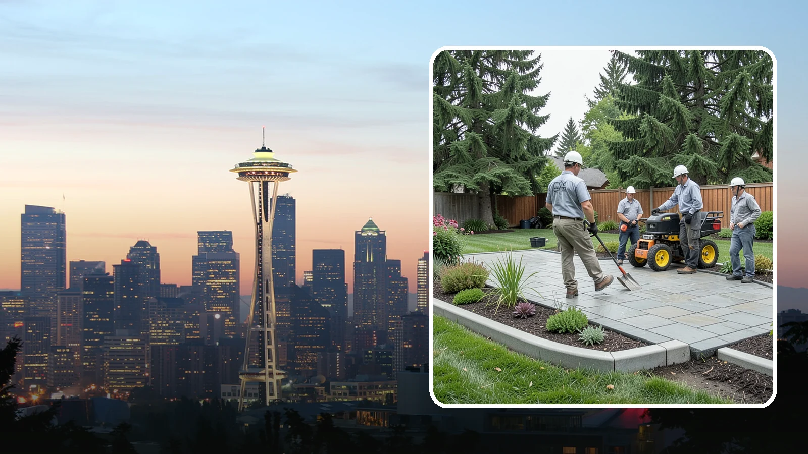 Landscape Curbing in Seattle, King County, WA - Continuous decorative concrete curbing that defines beds and borders with a clean, permanent edge.