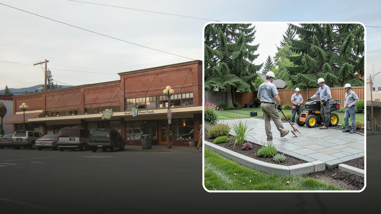 Landscape Curbing in Sedro-Woolley, Skagit County, WA - Continuous decorative concrete curbing that defines beds and borders with a clean, permanent edge.