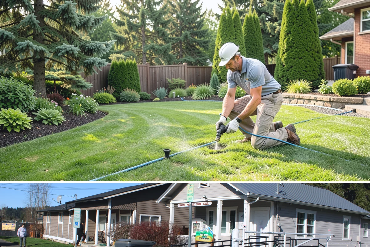 Landscape Curbing in South Prairie, Pierce County, WA - Best installed in mild, dry weather.