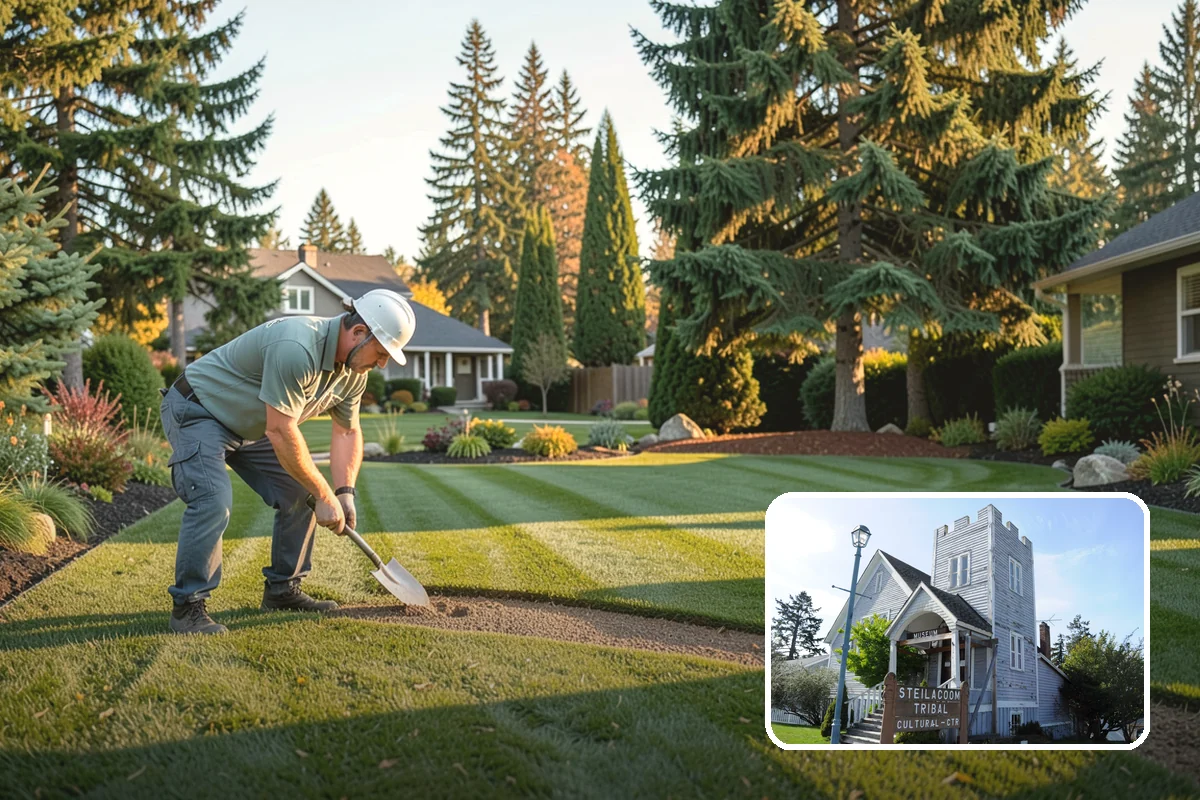 Landscape Curbing in Steilacoom, Pierce County, WA - Clean, continuous, permanent edge