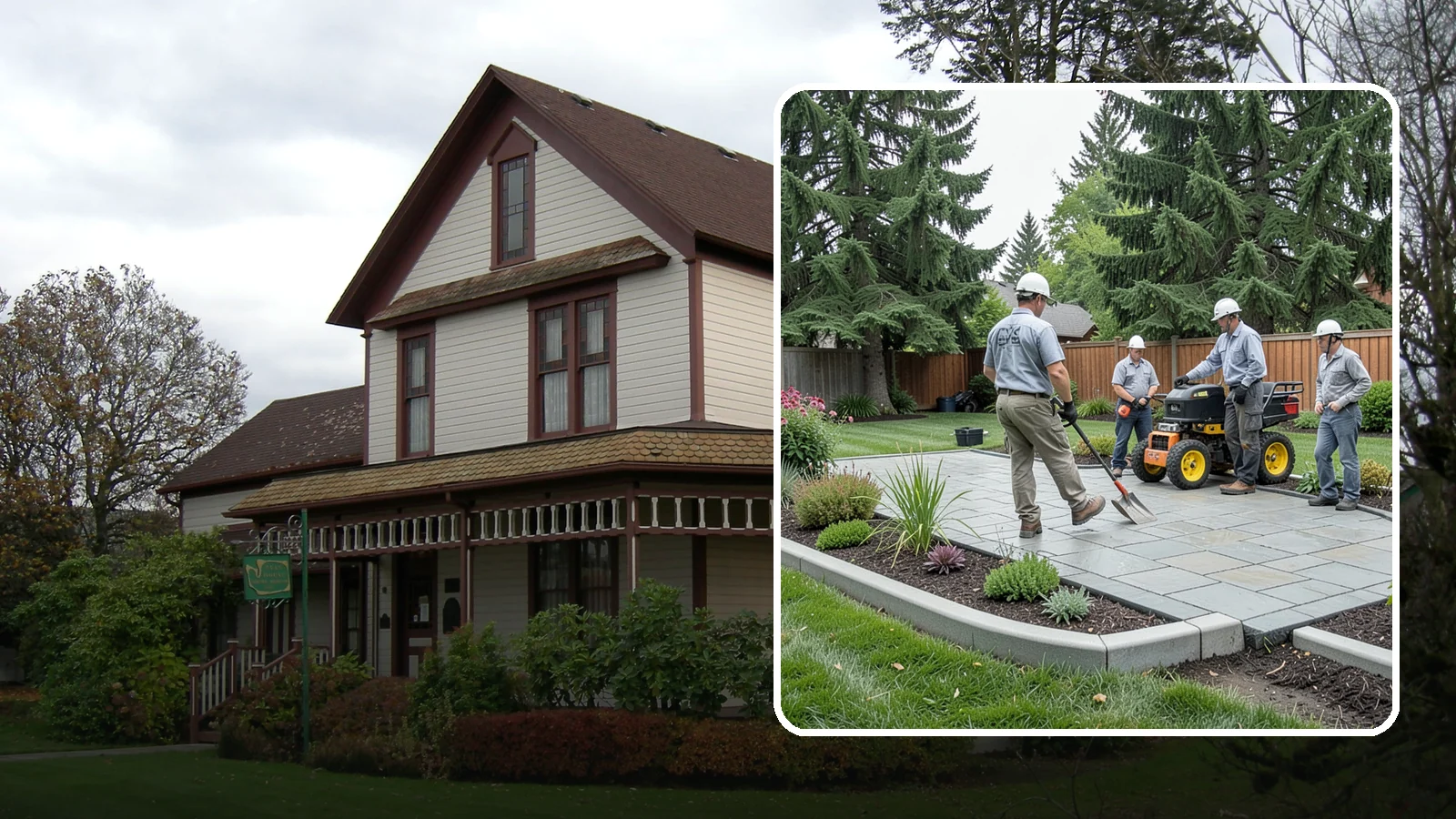 Landscape Curbing in Sumner, Pierce County, WA - Continuous decorative concrete curbing that defines beds and borders with a clean, permanent edge.