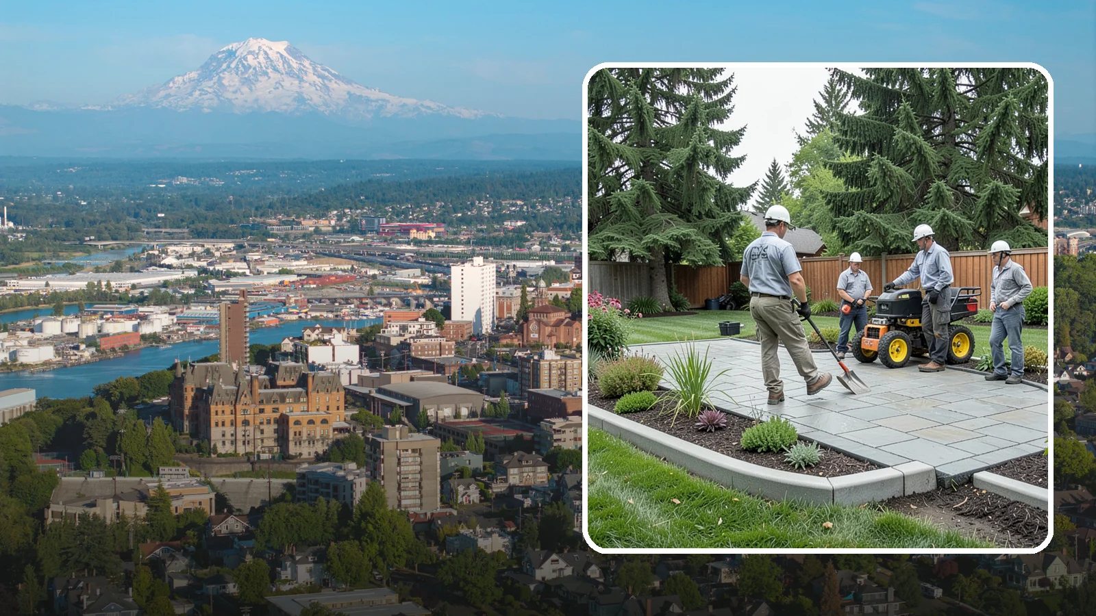 Landscape Curbing in Tacoma, Pierce County, WA - Continuous decorative concrete curbing that defines beds and borders with a clean, permanent edge.
