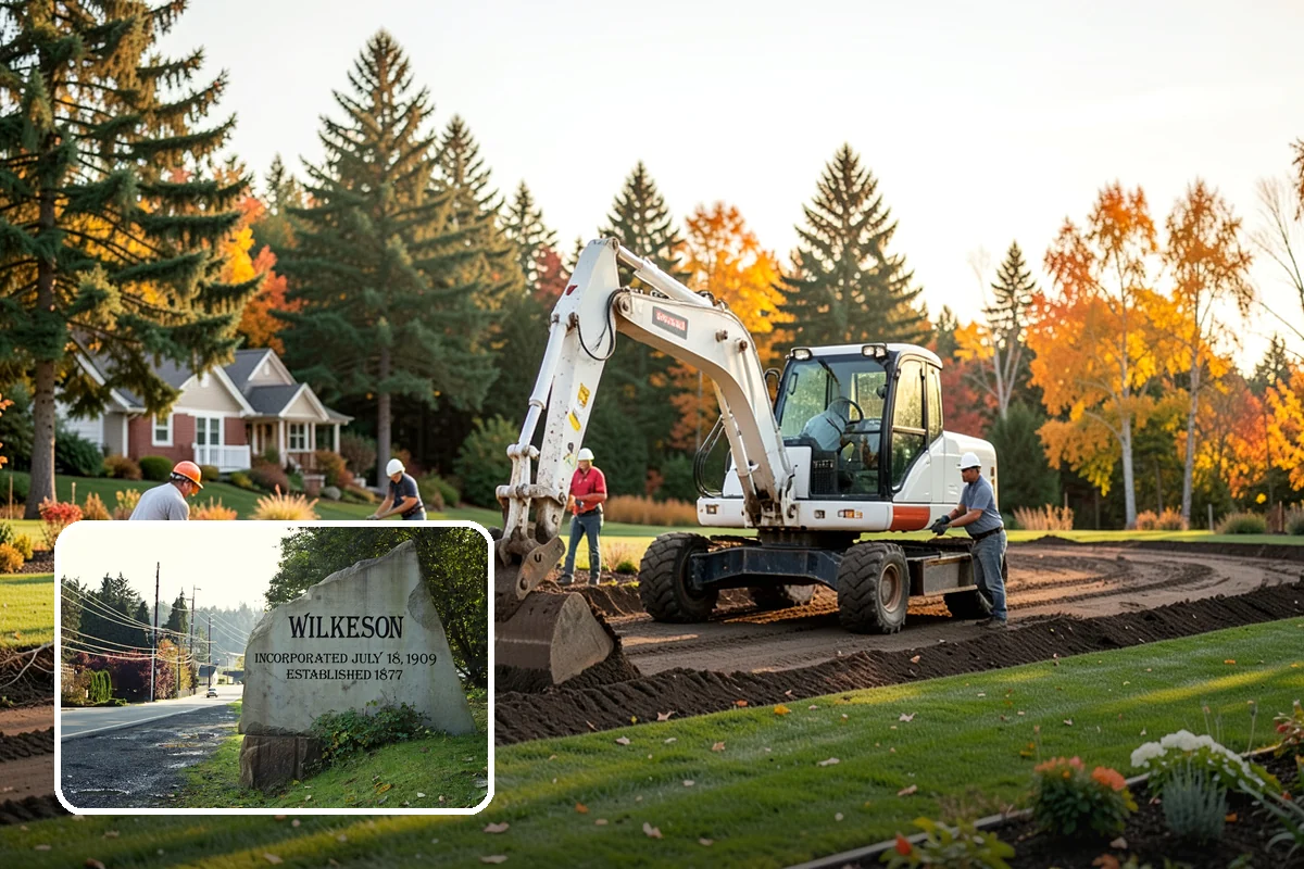 Landscape Curbing in Wilkeson, Pierce County, WA - Clean, continuous, permanent edge