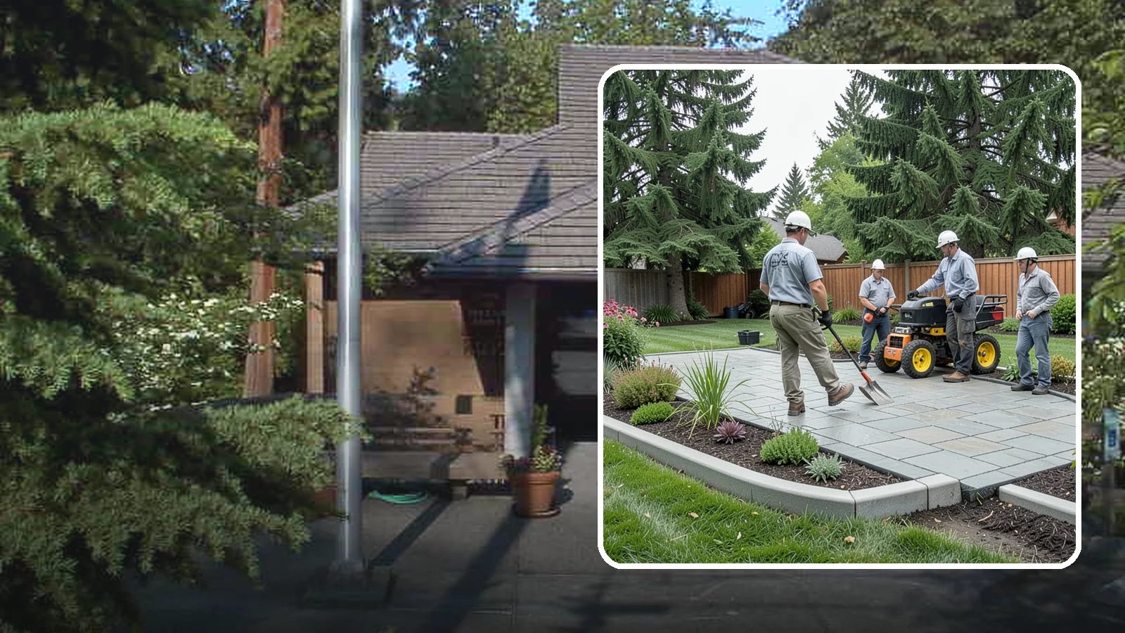 Landscape Curbing in Yarrow Point, King County, WA - Continuous decorative concrete curbing that defines beds and borders with a clean, permanent edge.