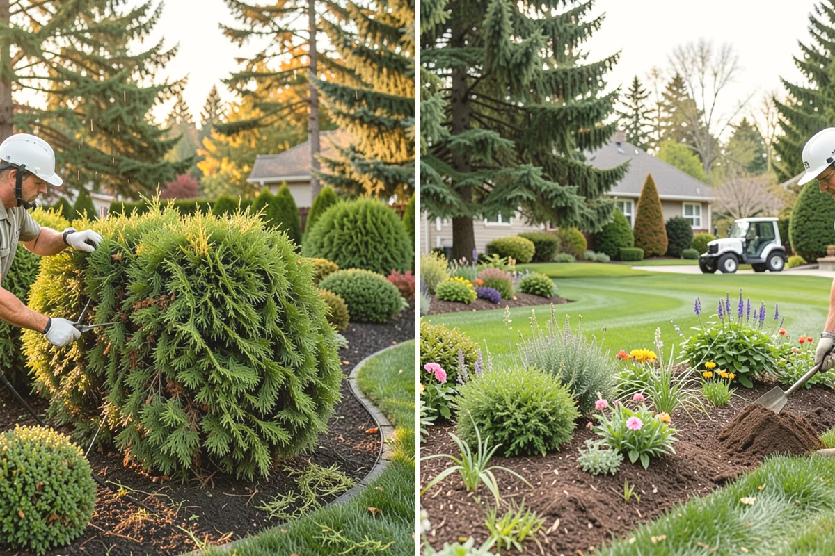 Landscape Curbing in Yarrow Point, King County, WA - Lay out the curb path and profile