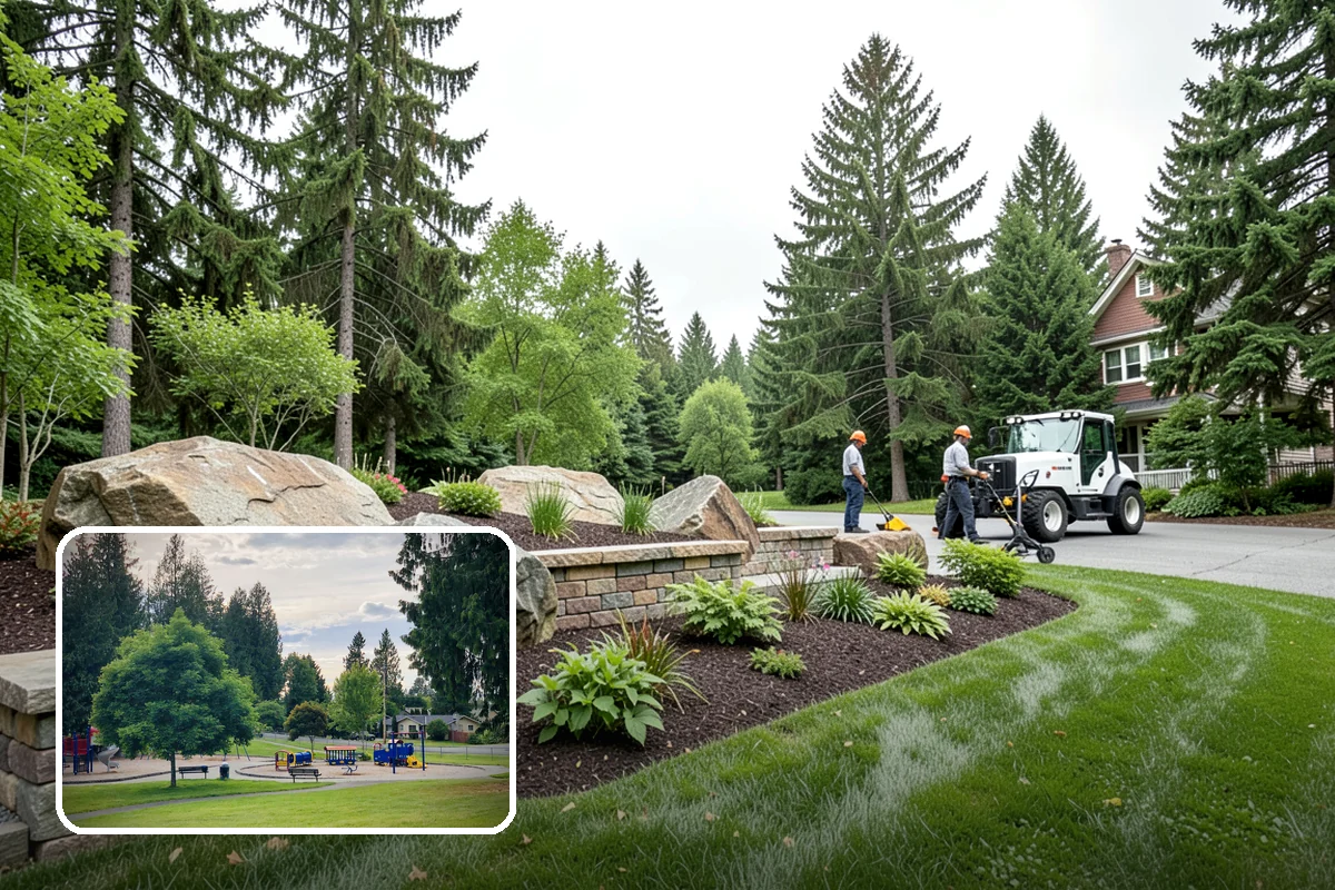 Landscape Design & Installation in Bonney Lake, Pierce County, WA - One team from concept to completion