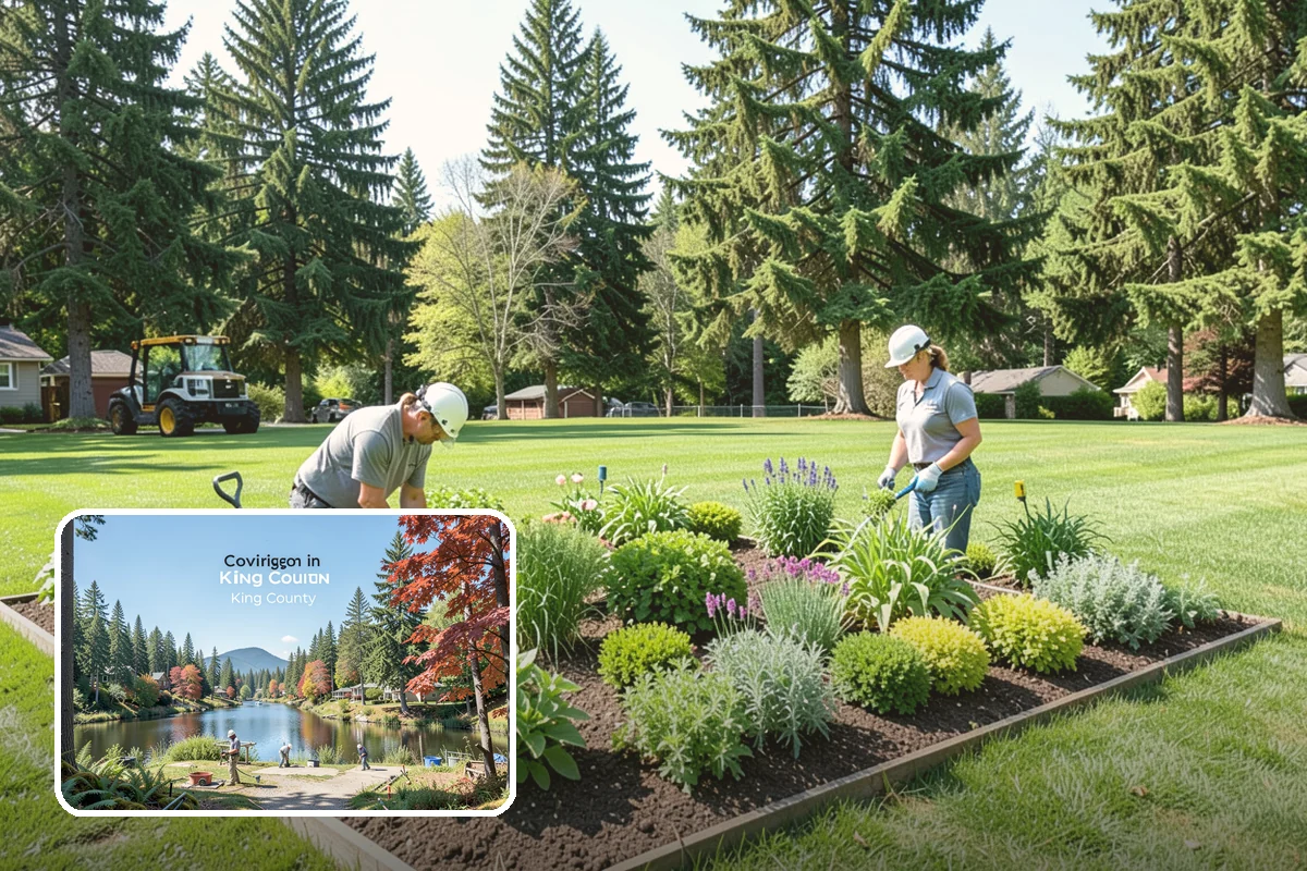 Landscape Design & Installation in Covington, King County, WA - One team from concept to completion