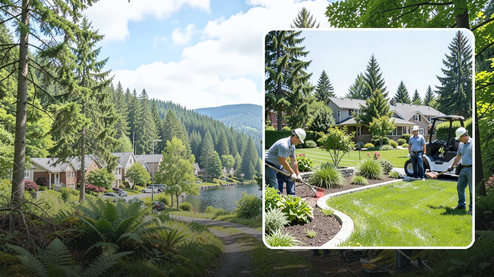 Landscape Design & Installation in Lake Forest Park, King County, WA - End-to-end design-build service that takes your landscape from concept to finished, planted reality.